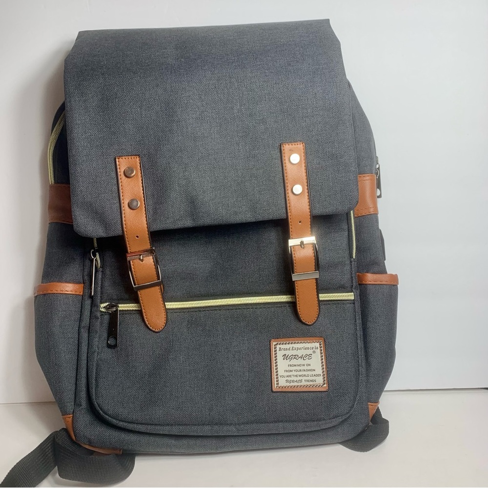 UGRACE Laptop Backpack with USB Charging Port, Elegant Water Resistant